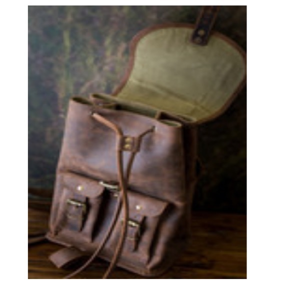 Leather Backpack - Picture 3 of 3